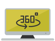 Plataforma elearning con video 360º